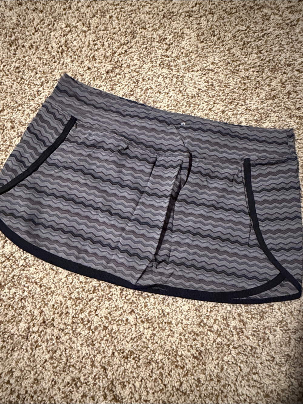 Athleta Tidal Swim Surf Skirt built in bikini Size Large